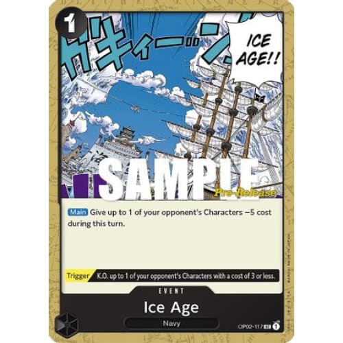 Ice Age OP02-117 UC Paramount War Pre-Release Cards - Single