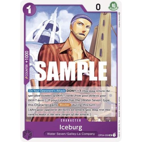 Iceburg OP04-059 UC Kingdoms of Intrigue - Single