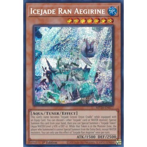 Icejade Ran Aegirine - MP24-EN077 Prismatic Secret Rare 1st