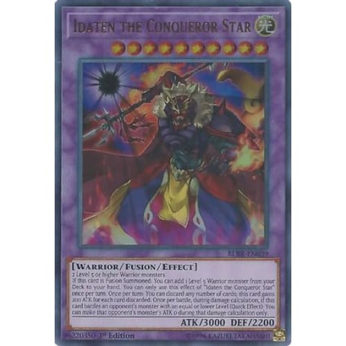 Idaten the Conqueror Star (BLRR-EN039) Ultra Rare 1st