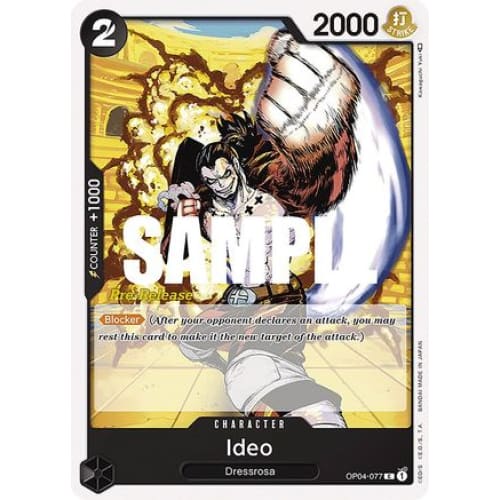 Ideo OP04-077 C Kingdoms of Intrigue Pre-Release Cards