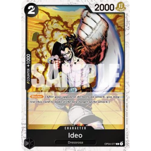 Ideo (Pirate Foil) OP04-077 C Premium Booster -The Best-