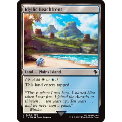 Idyllic Beachfront (FIC-404) - Single