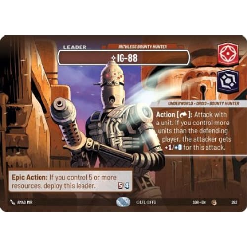 IG-88 - Ruthless Bounty Hunter (Showcase) (262) - Spark