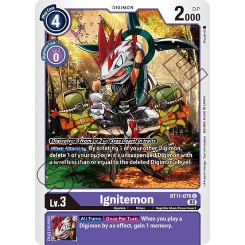 Ignitemon - BT11-076 - Uncommon - Single