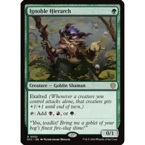 Ignoble Hierarch (ECC-052) - Single