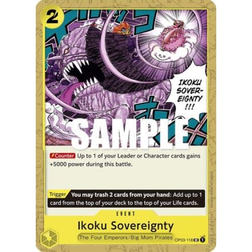 Ikoku Sovereignty OP03-118 UC Pillars of Strength - Single