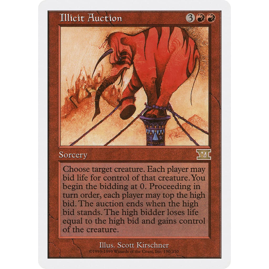 Illicit Auction (6ED-190) - Single