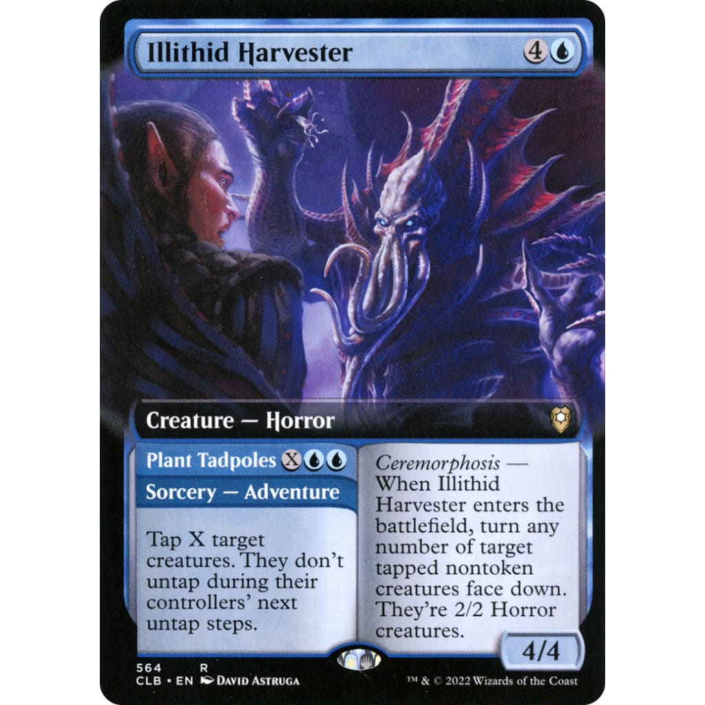 Illithid Harvester // Plant Tadpoles (CLB): (Extended Art)