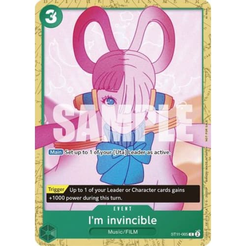 I’m invincible (Starter Deck 11: Uta Battle) ST11-005 C