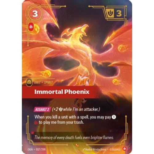 Immortal Phoenix (037/298) - Origins Foil - Single