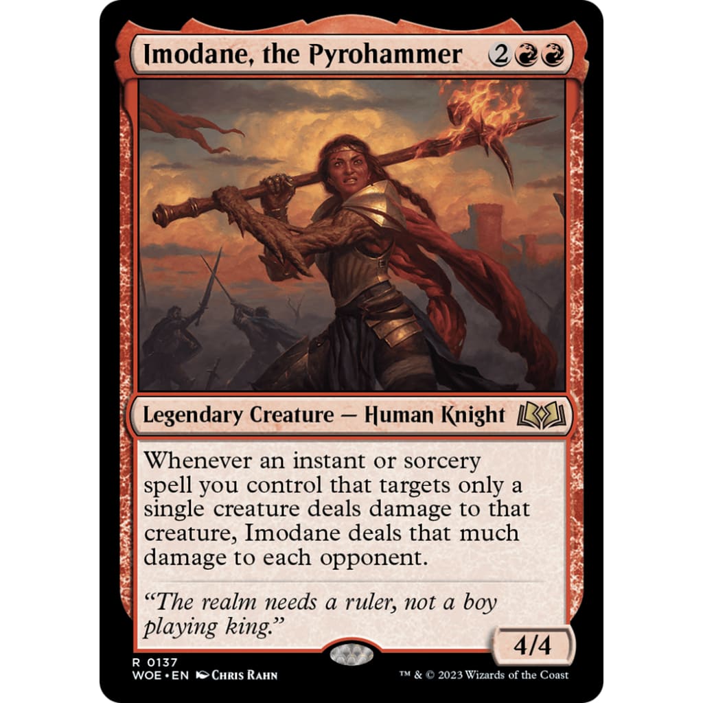 Imodane the Pyrohammer (WOE-137) Foil - Single