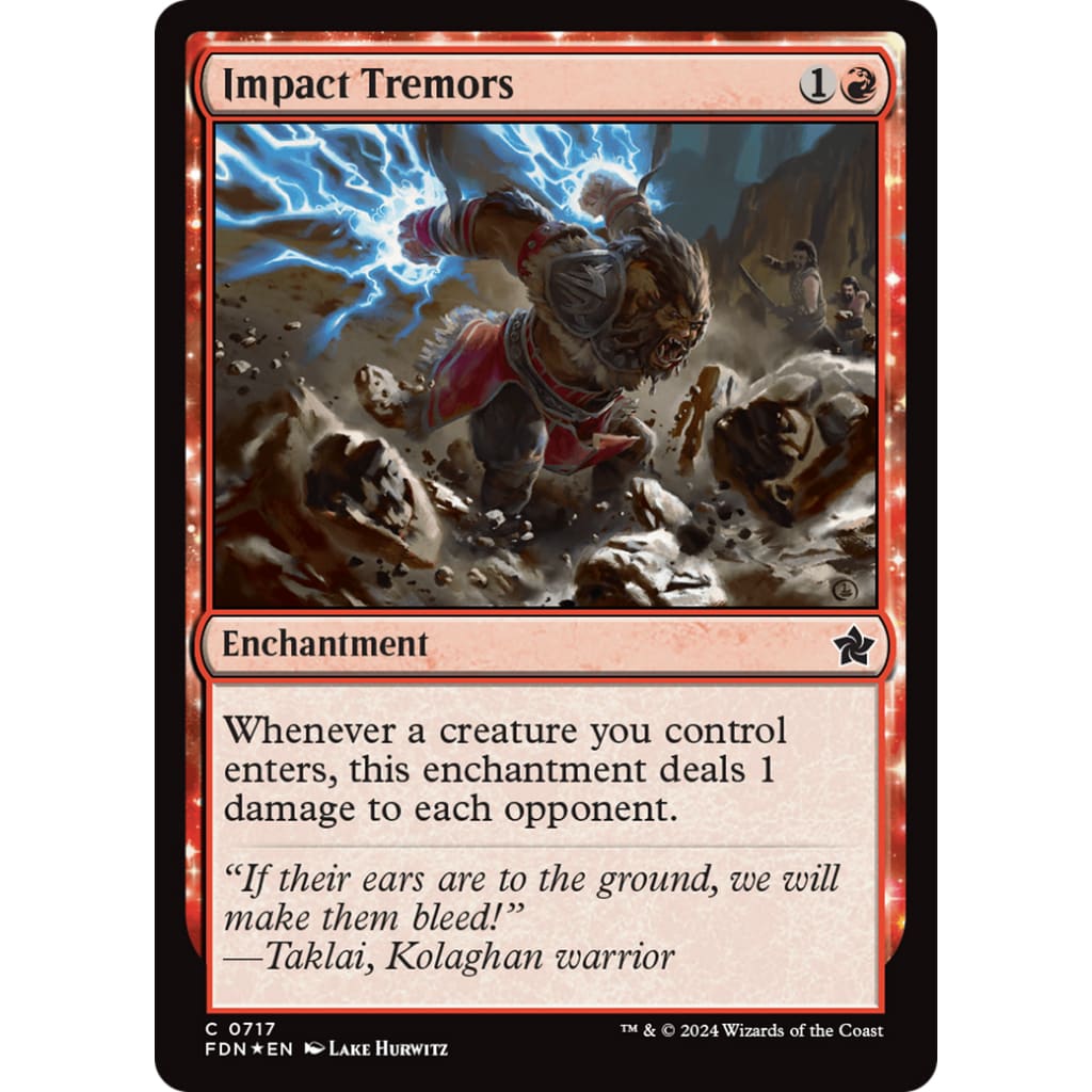Impact Tremors (FDN-717) Foil - Single