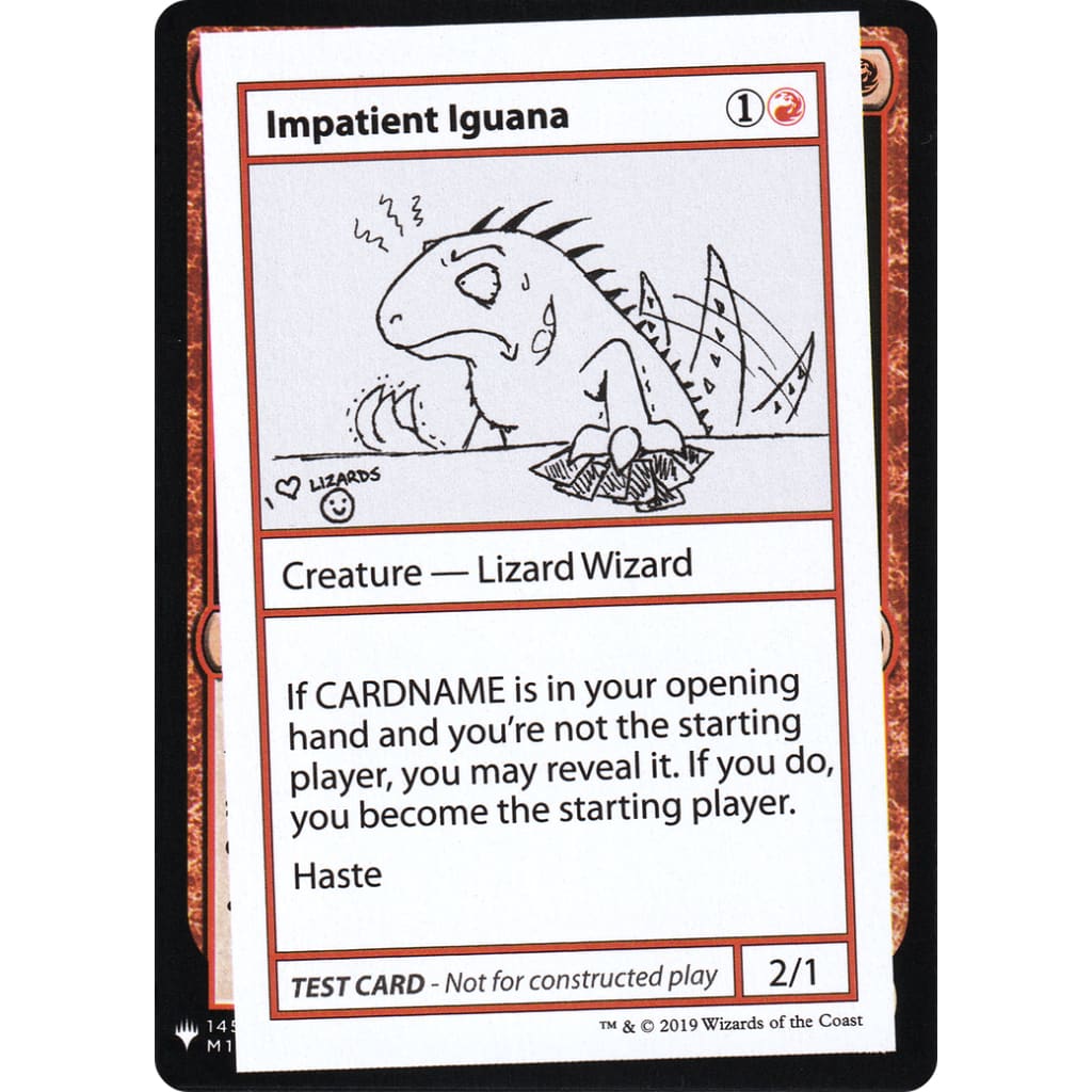 Impatient Iguana (CMB1-055) - Single