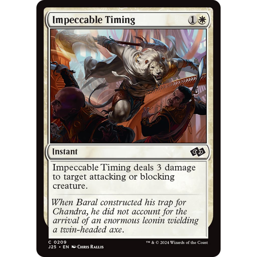 Impeccable Timing (J25-209) - Single