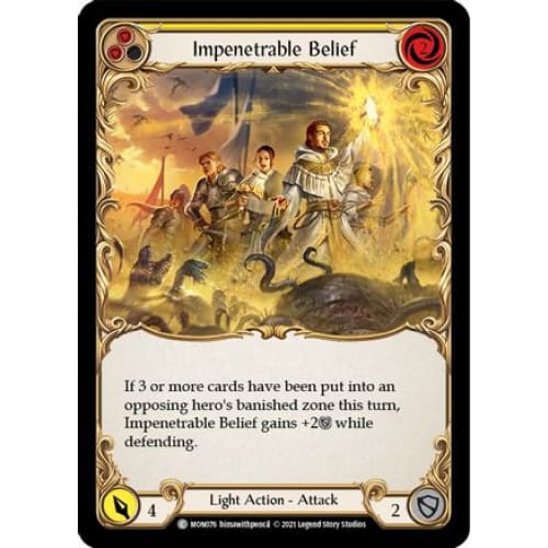 Impenetrable Belief (Yellow) (MONARCH) 1st Edition Rainbow