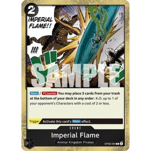 Imperial Flame OP08-094 R Two Legends Foil - Single