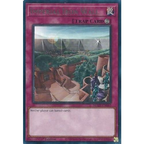 Imperial Iron Wall - MAZE-EN065 Rare 1st Edition - Single