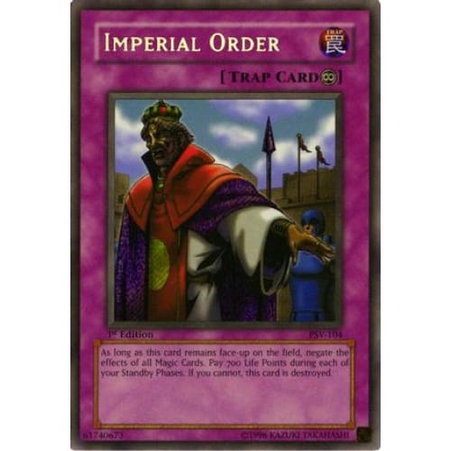 Imperial Order (PSV-104) Secret Rare Unlimited - Single