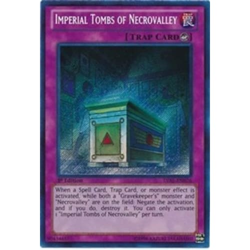 Imperial Tombs of Necrovalley (LVAL-EN076) Secret Rare
