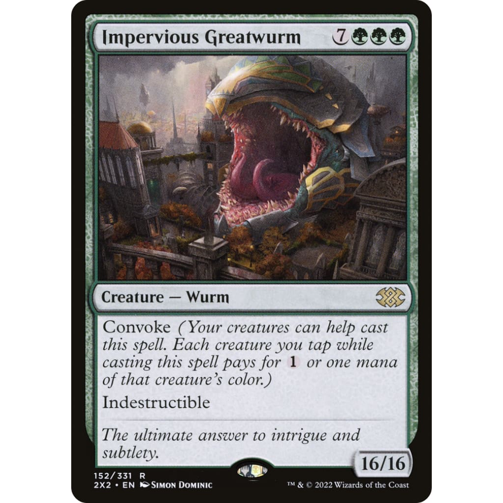 Impervious Greatwurm (2X2-152) - Single