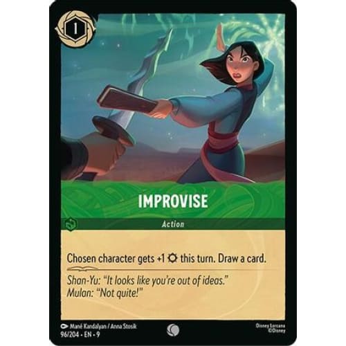 Improvise (96/204) - Fabled Cold Foil - Single