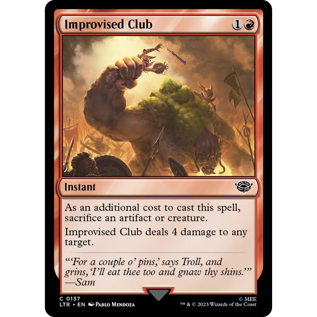 Improvised Club (LTR-137) Foil - Single