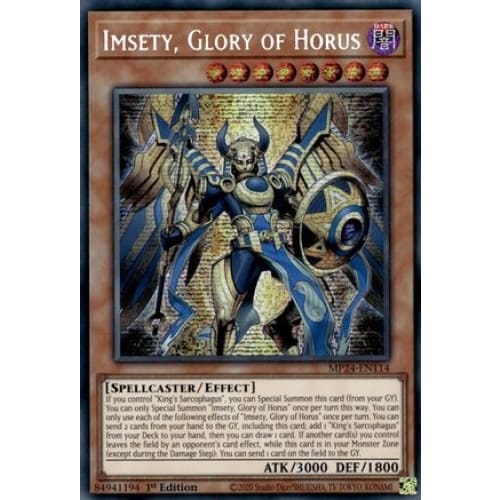 Imsety Glory of Horus - MP24-EN114 Prismatic Secret Rare