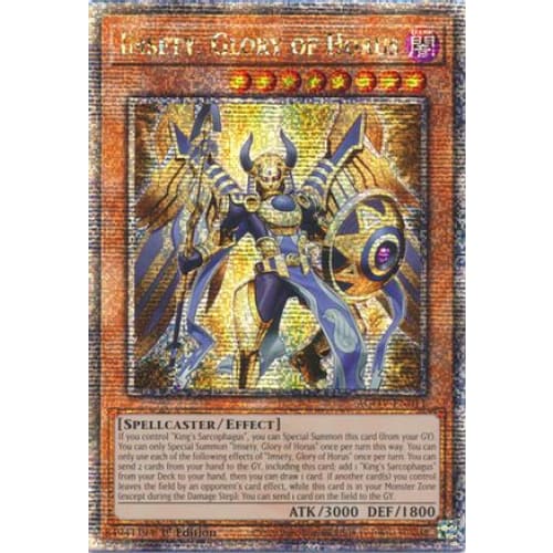 Imsety Glory of Horus (Quarter Century Secret Rare)