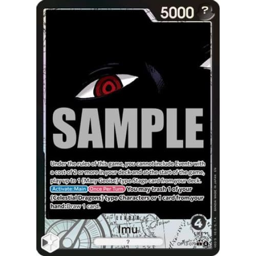 Imu (Alternate Art) OP13-079 L Carrying On His Will Foil