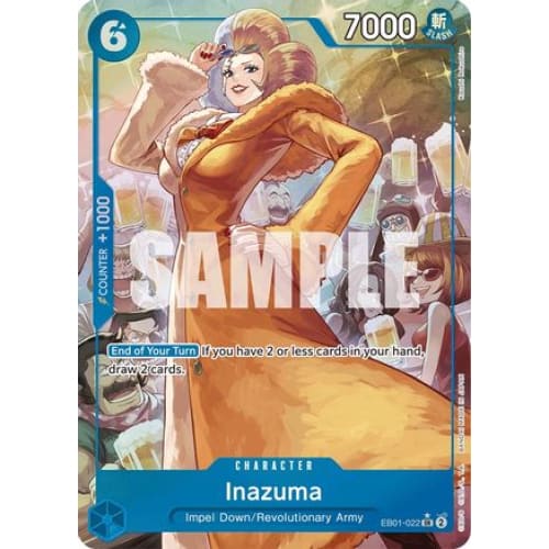 Inazuma (Alternate Art) EB01-022 SR Extra Booster: Memorial