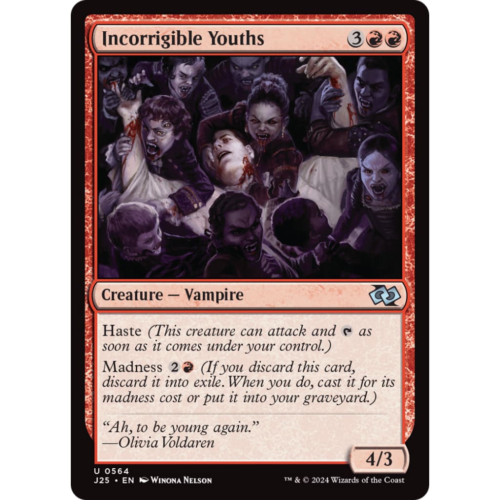 Incorrigible Youths (J25-564) - Single