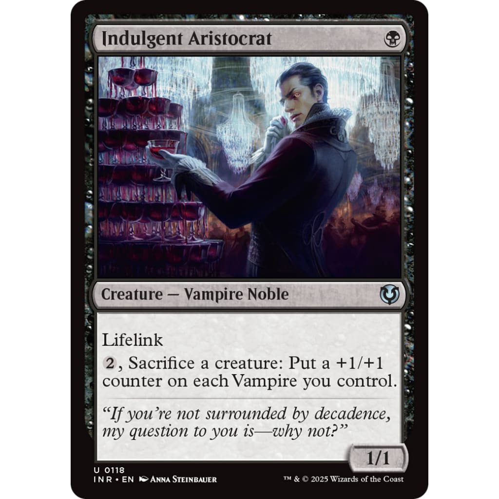 Indulgent Aristocrat (INR-118) Foil - Single