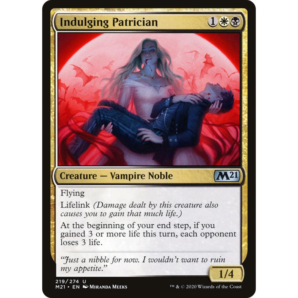 Indulging Patrician (M21-219) Foil - Single