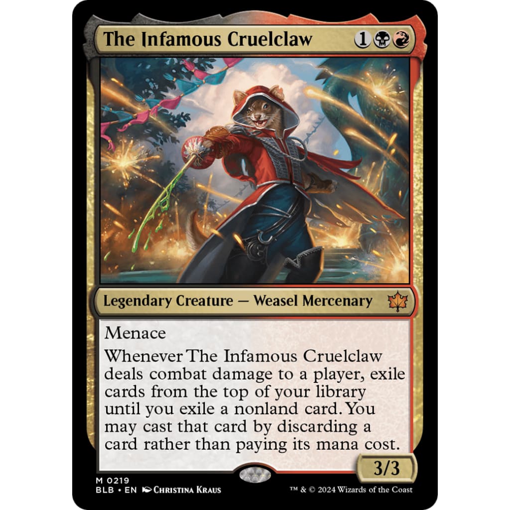 The Infamous Cruelclaw (BLB-219) - Single