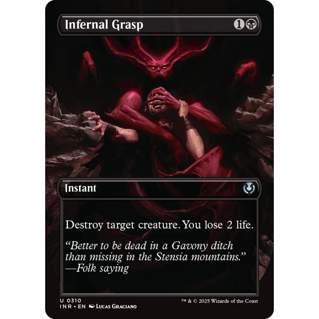 Infernal Grasp (Borderless) (INR-310) - Single