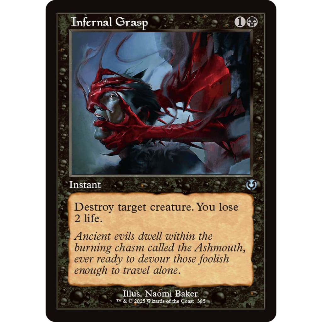Infernal Grasp (Retro Frame) (INR-385) - Single