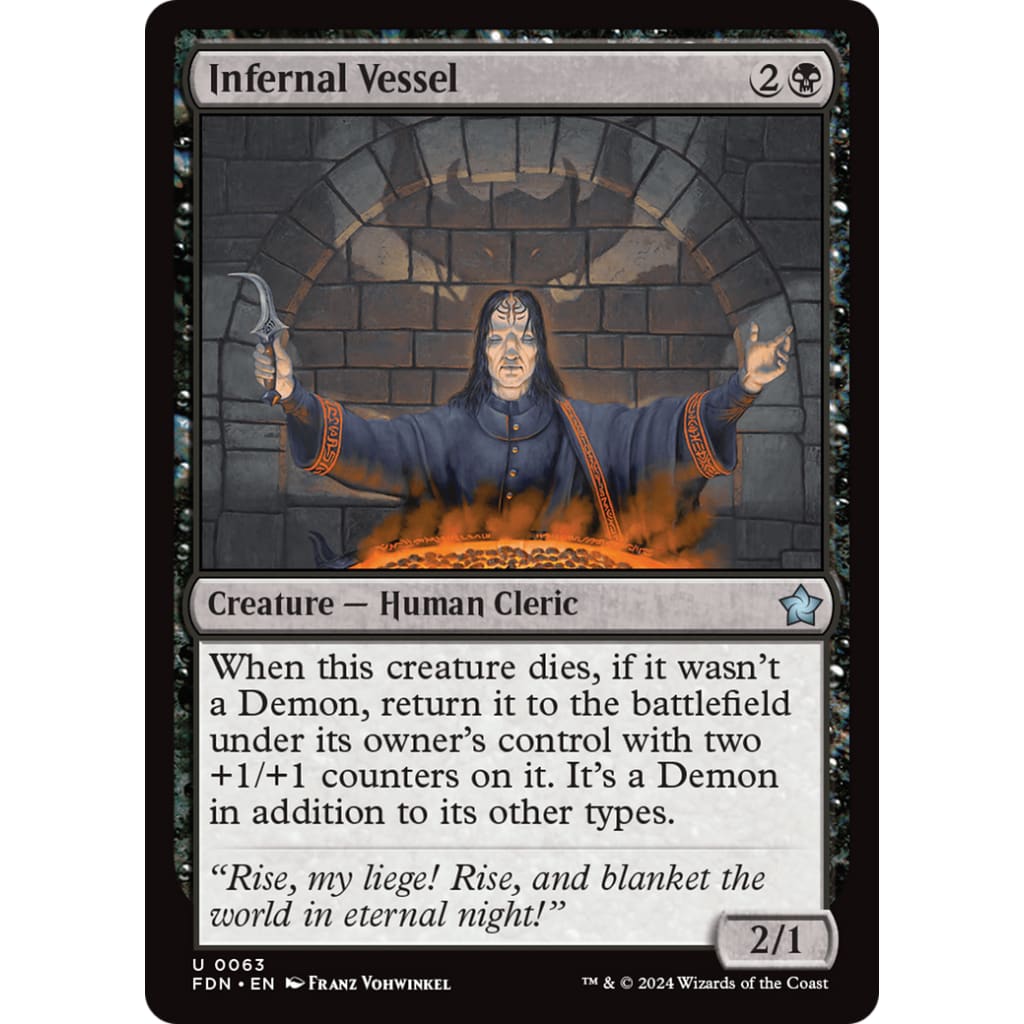 Infernal Vessel (FDN-063) Foil - Single