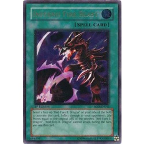 Inferno Fire Blast (UTR) (SOD-EN042) Ultimate Rare