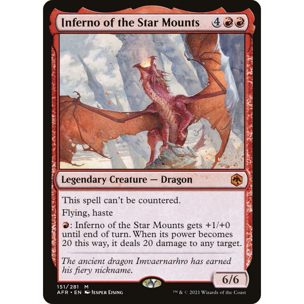 Inferno of the Star Mounts (AFR-151) Foil - Single