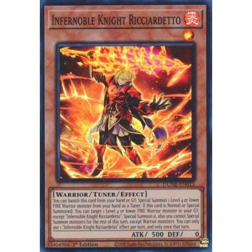 Infernoble Knight Ricciardetto - DUNE-EN013 Super Rare 1st