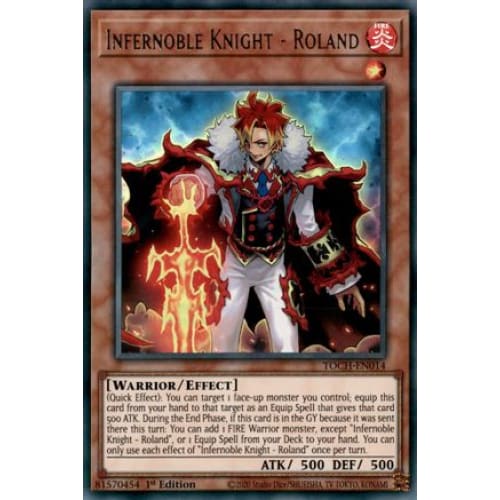 Infernoble Knight - Roland (TOCH-EN014) Ultra Rare