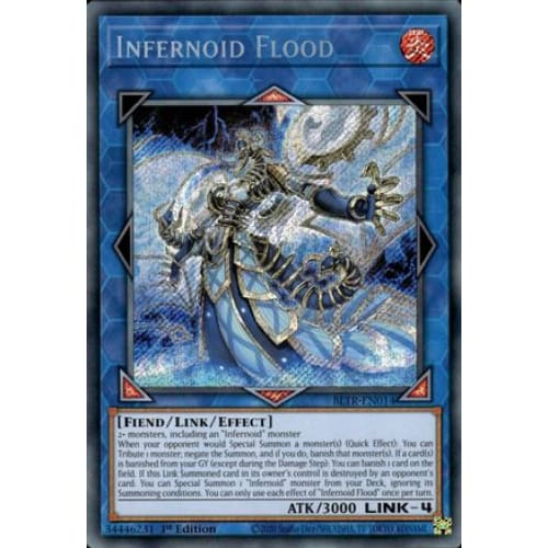 Infernoid Flood - BLTR-EN014 Secret Rare 1st Edition