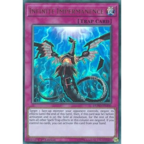 Infinite Impermanence (DUPO-EN100) Ultra Rare Unlimited