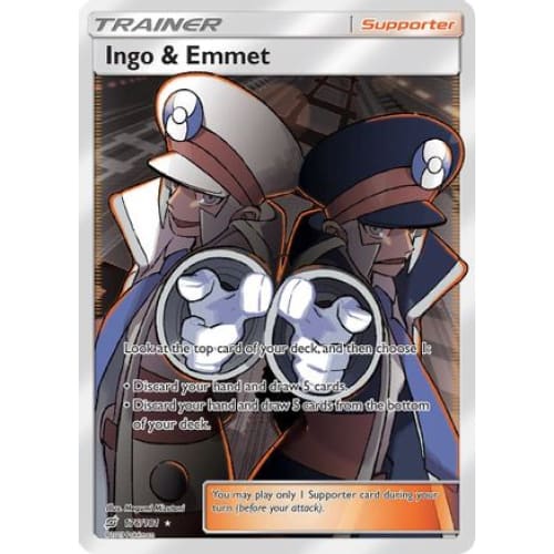 Ingo & Emmet (176/181) Ultra Rare Holofoil - Single
