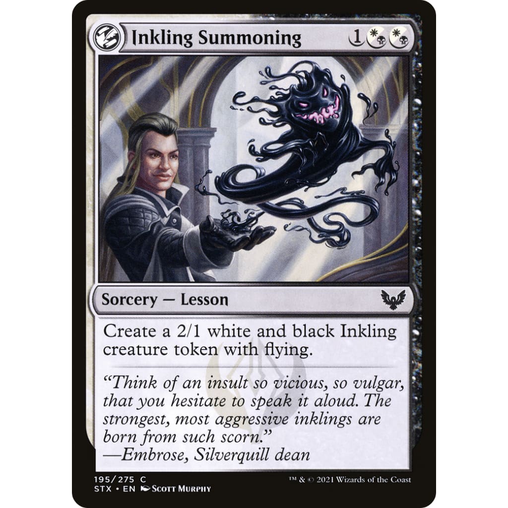 Inkling Summoning (STX-195): (lesson) Foil - Single