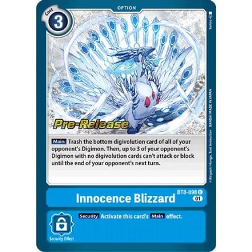 Innocence Blizzard (BT8-098 U) Uncommon - Single