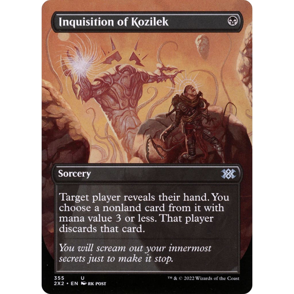 Inquisition of Kozilek (2X2-355) (Borderless) Foil - Single