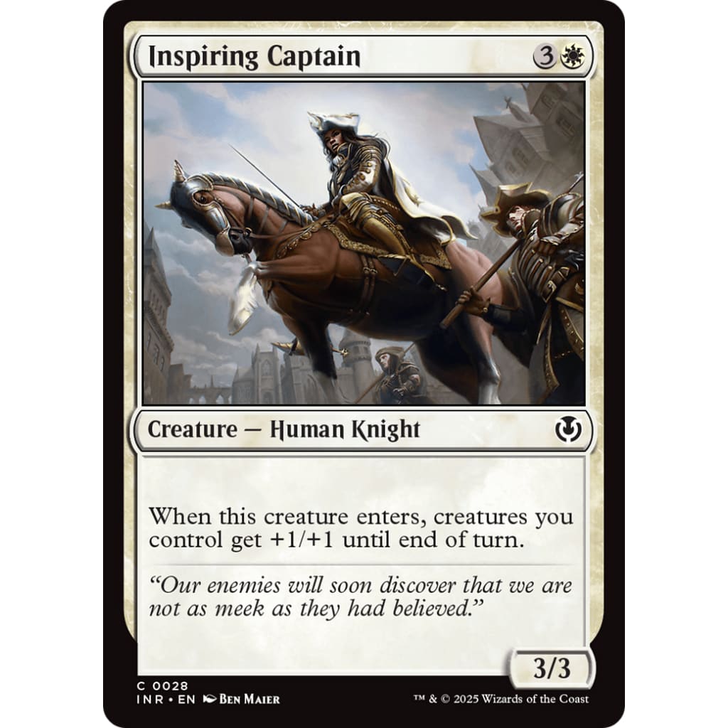 Inspiring Captain (INR-028) - Single