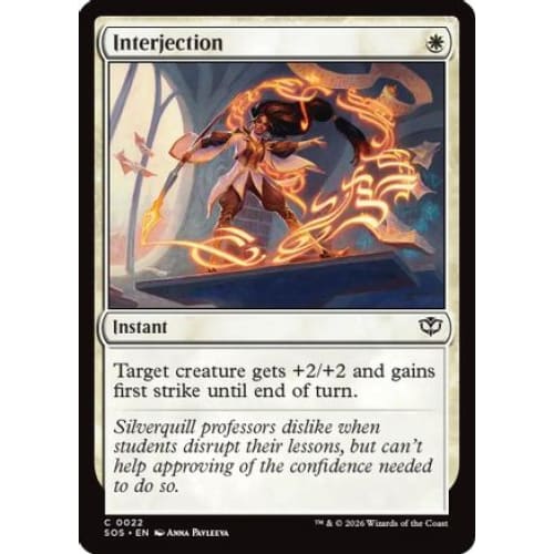 Interjection (SOS-022) Foil - Single